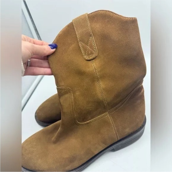 J. Crew Men’s Leather Brown Roper Boots Size 9 - Picture 2 of 16